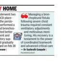 रस्ता अपघातानंतर 12 वर्षांचा मुलगा छातीत दुखापत, वैद्यकीय गुंतागुंत यातून वाचला