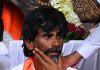 विखे पाटील यांच्या मुंबईतील निवासस्थानाबाहेर मराठा कार्यकर्त्यांनी आंदोलन केले
