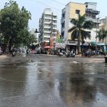 रावेतच्या शिंदे वस्ती चौकात ड्रेनेज तुंबल्याने दुर्गंधीने नागरिक हैराण